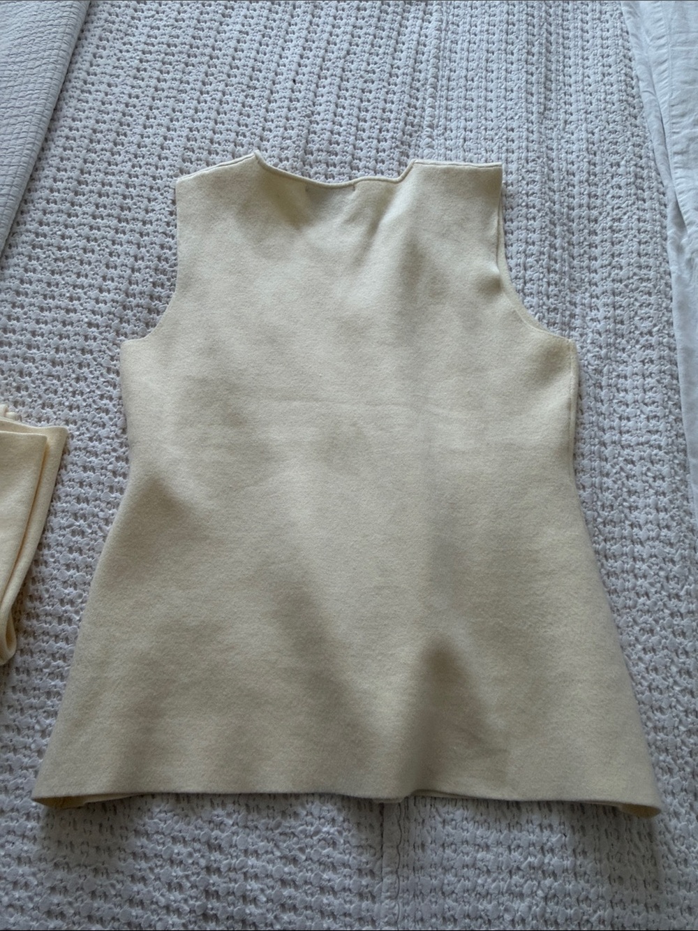 Luminary Cream Knit Button-Front Shell & Pant Set - Picture 10 of 12